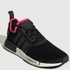 Adidas Originals NMD R1 Core Black Shock Pink 10